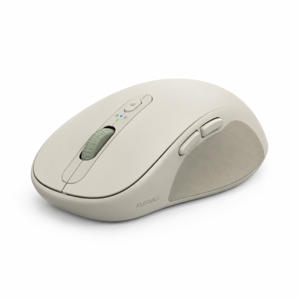 KUSWILL QuietFlow M1 Silent Dual-Mode Wireless Mouse