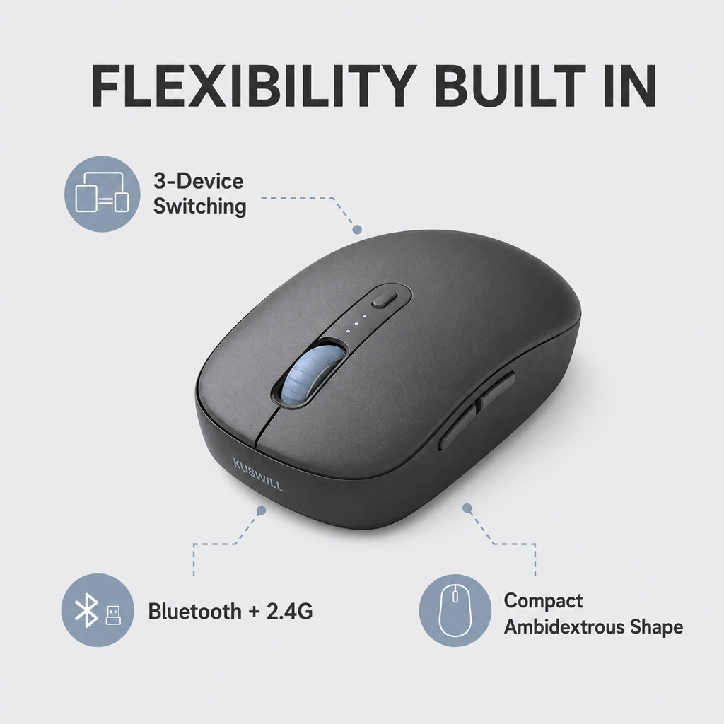 Multi-Device Travel Mouse