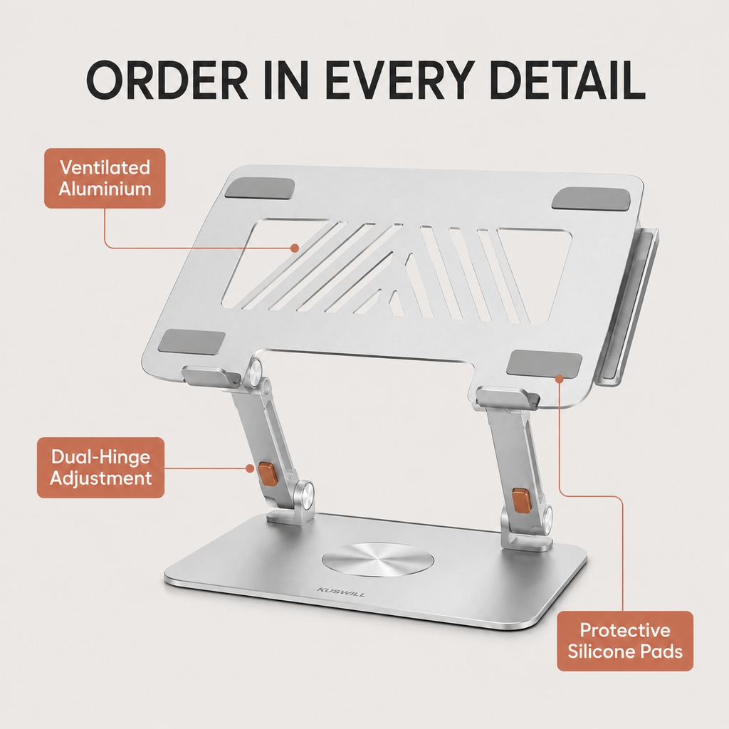 Adjustable Aluminium Laptop Stand