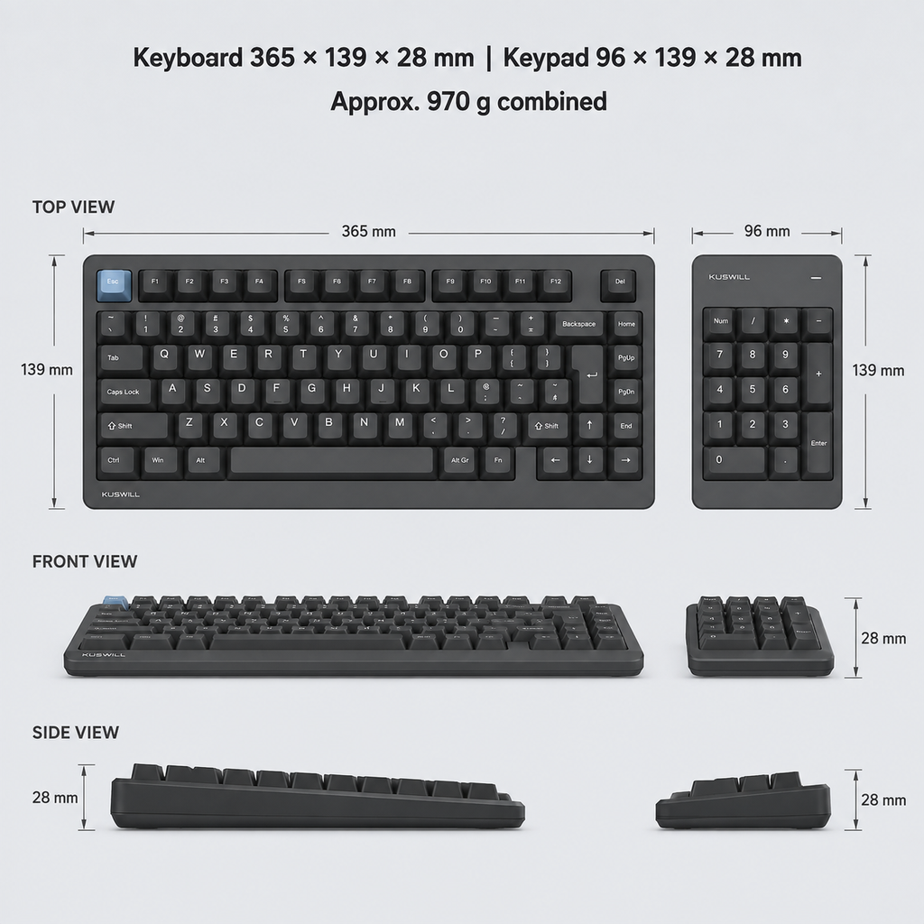 Modular Mechanical Keyboard Set