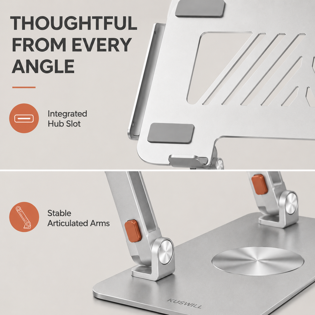 Adjustable Aluminium Laptop Stand