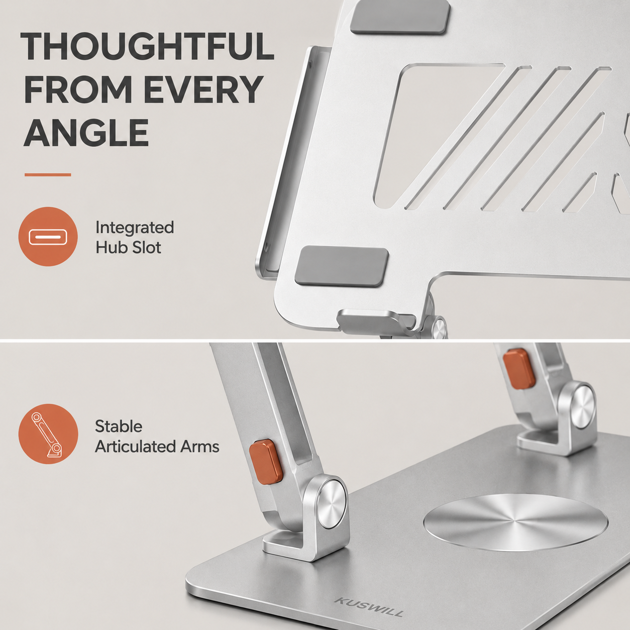 Adjustable Aluminium Laptop Stand